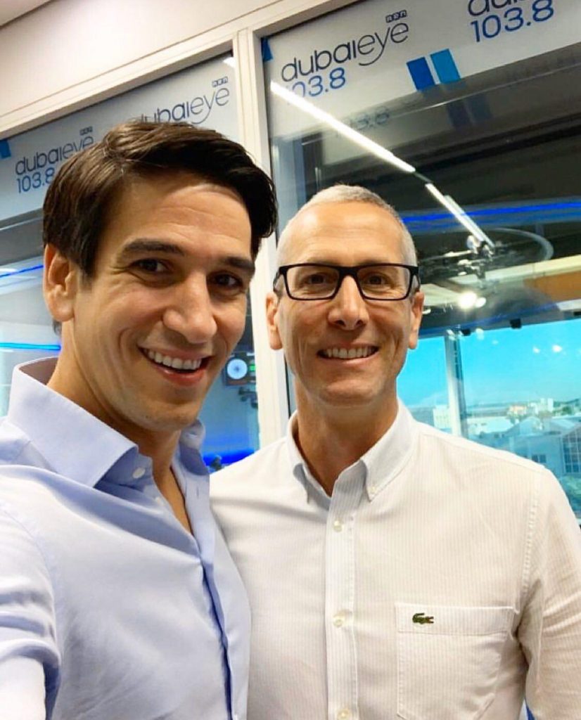 Ryan Mahoney at dubai eye 103.8