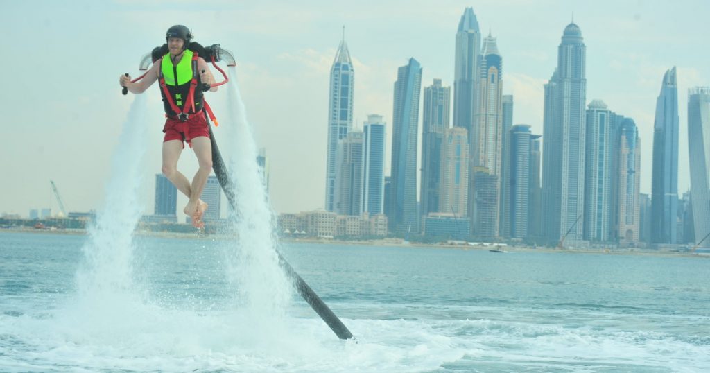 Dubai: 30-Min Water Jetpack Experience at The Palm Jumeirah ...