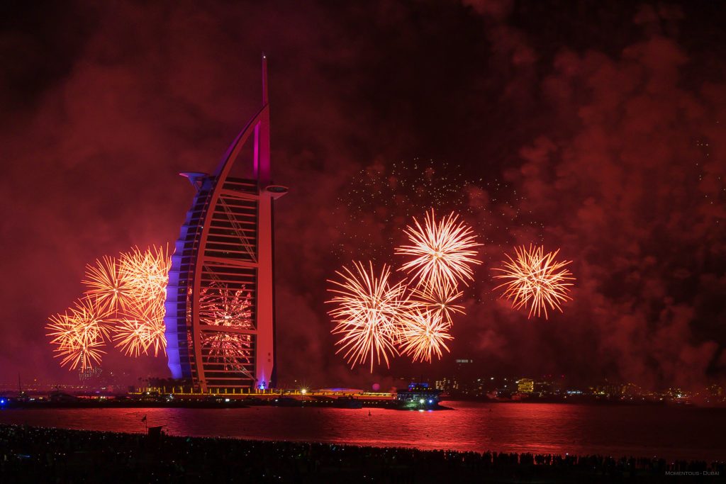 Burj Al Arab New Year Fireworks