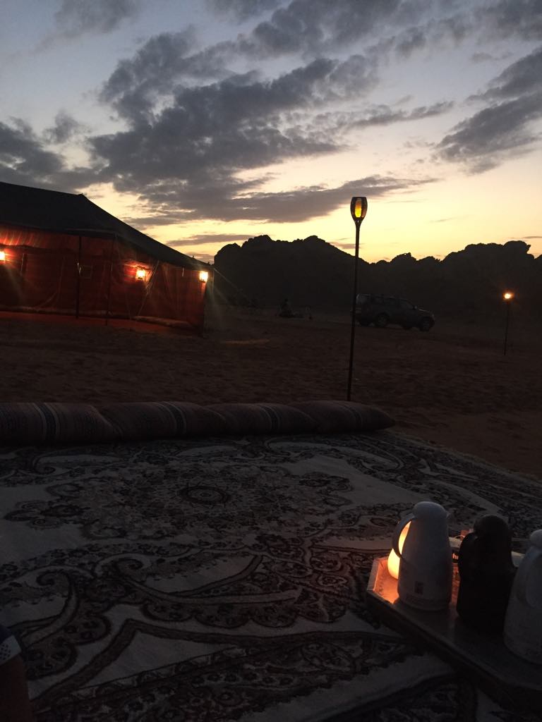 living in the desert