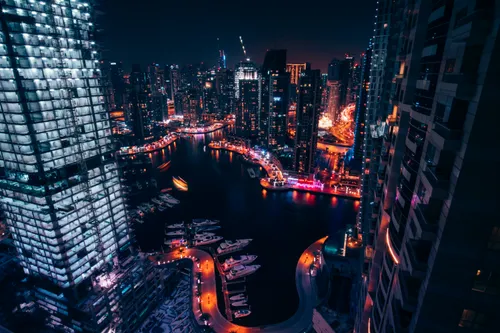 Dubai Marina residential properties.