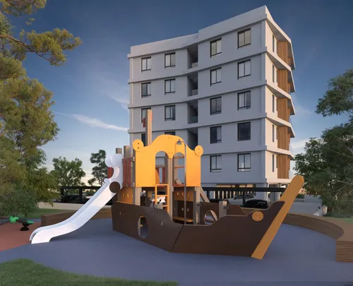 2 Bedrooms Penthouse in Amfipoleos