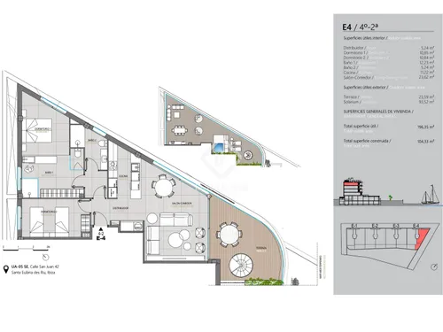 2 Bedrooms Apartment in Passeig del Port