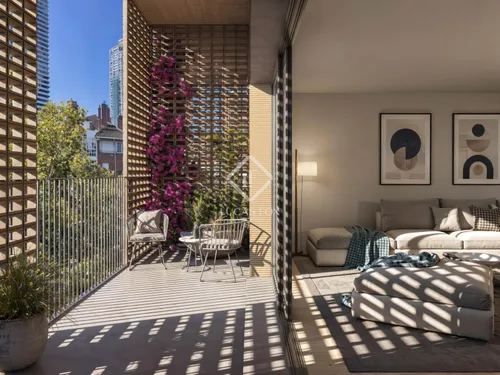 New build 3 Bedroom apartment with 34m² terrace for sale in Vila Olímpica, Barcelona