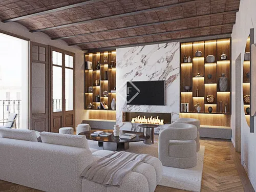 Elegant 3-bedroom apartment with a terrace for sale on Enric Granados