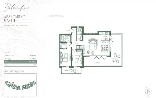 2 Bedrooms Apartment in Lustica