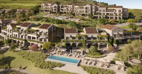 One-bedroom apartments for sale near golf course - Lustica Bay Peaks