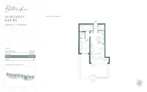 1 Bedroom Apartment in Lustica