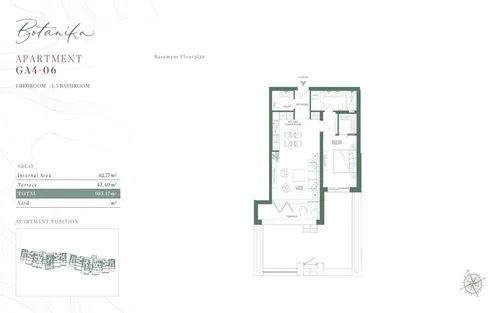 1 Bedroom Apartment in Lustica