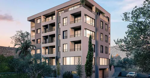 One-bedroom apartments in AURA BUDVA building