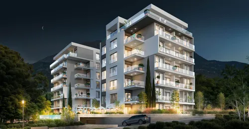 Modern Three-Bedroom Apartment with Spectacular Sea View in Bellevue Residence