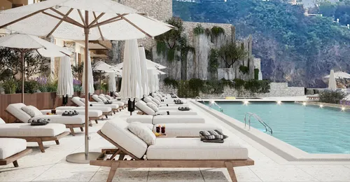 First-line one-bedroom apartments in the Marin Bay complex