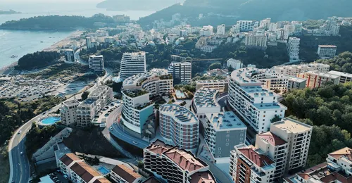 Studio apartments at the residential complex