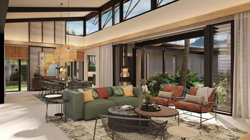 Villa W – Contemporary Island Living with Breathtaking Lagoon and Mountain Views