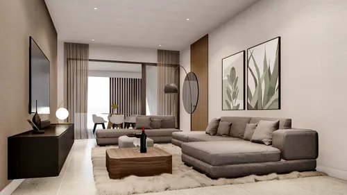 3 Bedrooms Villa in Apt Ground+2 scheme