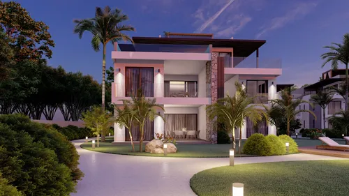 3 Bedrooms Villa in Apt Ground+2 scheme