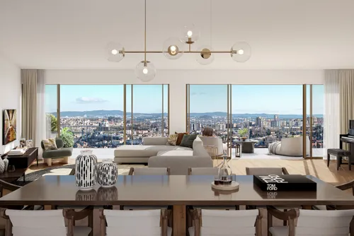 T4 apartment with balcony, parking and pool