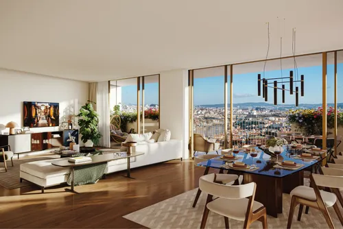 T4 apartment with balcony, parking and pool