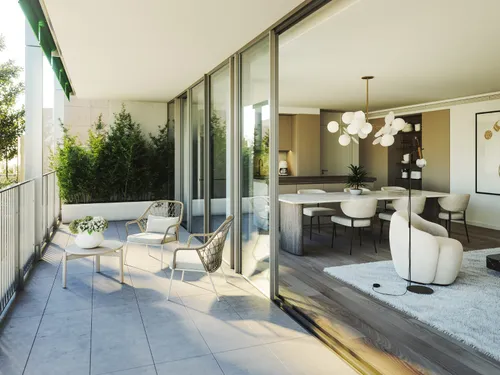 T4 apartment with balcony and parking in Marvila