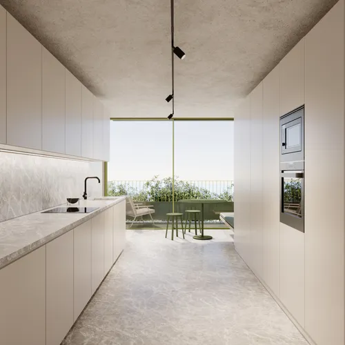 Three bedroom apartment with balcony and parking in Porto