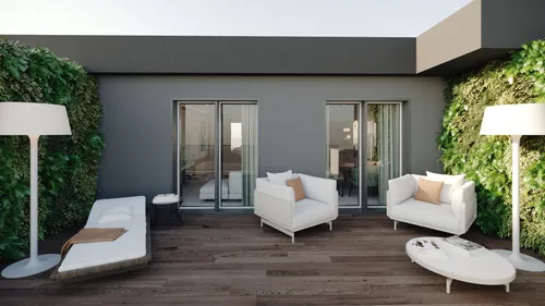 T3+1 duplex apartment with terrace and garage