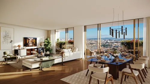 T2 apartment with balcony, parking and pool